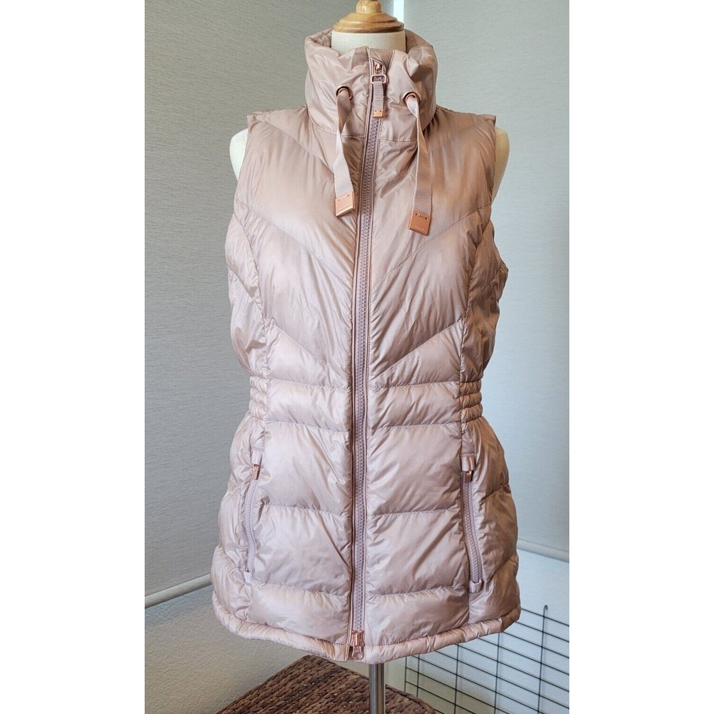 Athleta Pink Quilted Puffer Vest